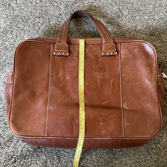 Cole Haan Leather Messenger Bag - Picture 5 of 13